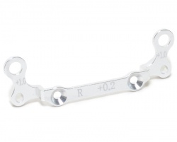 GPM Racing Kyosho Mini-Z AWD Aluminum Rear Knuckle Arm Holder (toe In +0.2mm, Thick 1.0mm) - 1 Piece GPM Design Silver