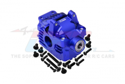 GPM Racing Traxxas Slash 4X4 7075 Alloy Front Differential Housing (Larger Inner Bearings) Blue
