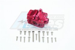 GPM Racing Traxxas Rustler VXL Aluminium Front Gear Box - 19Pcs Set (For 67076-4) Red