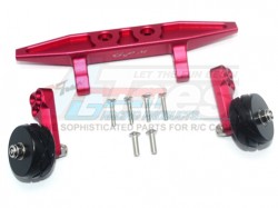 GPM Racing Traxxas Rustler VXL Aluminium Rear Wheelie Bar Set (For VXL 67076-4) Red