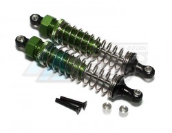 GPM Racing Axial SCX10 Aluminum Front/rear Adjustable Spring Dampers - 1pr Set  Green