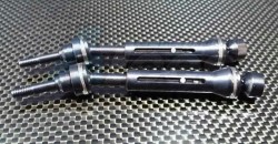 GPM Racing Traxxas 1/16 Mini E-Revo Steel #45 Front/Rear CVD Drive Shaft Black