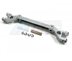 GPM Racing Tamiya 1/14 Truck (Globe Liner) Aluminum Front Axle With Pins & E-Clips & Collars Set Gun Metal