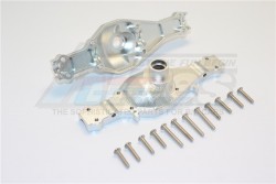 GPM Racing Tamiya 1/14 Truck (1838LS) Aluminum Center Gear Box -14 Pc Set Silver