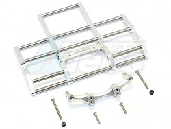 GPM Racing Tamiya 1/14 Truck (1838LS) Aluminium Front Bumper With Stainless Steel Screws For Tractor Truck Mercedesenz 56348 - 1Set Silver