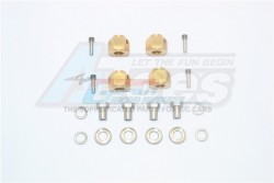 GPM Racing Traxxas TRX-4 Brass Wheel Hex Adapters 9MM -20Pcs Set
