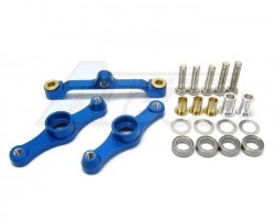 GPM Racing Tamiya TT-01 Aluminum Steering Assembly Set (With Bearing x 4 Pieces) Blue