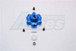 GPM Racing Traxxas XMAXX Aluminium Spur Gear Adapter - 1Pc Set  Blue