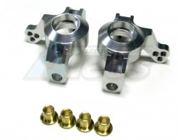 GPM Racing Axial Wraith Aluminum Steering Front Knuckles - 1 Pair Silver