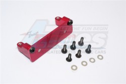 GPM Racing Axial Wraith Aluminum Servo Mount - 3Pcs Set  Red