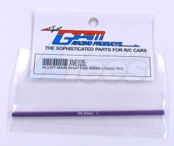 GPM Racing XMods Evolution Touring Aluminum Main Shaft (88.40mm Long) - 1 Piece Purple
