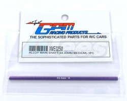 GPM Racing XMods Evolution Touring Aluminum Main Shaft (84.40mm Medium) - 1 Piece Purple
