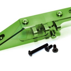 GPM Racing Axial Yeti Aluminium Rear Axle Mount - 1Pc Set Green