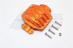 GPM Racing Axial Yeti XL Aluminium Rear Axle Cover - 1Pc Set Orange
