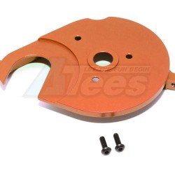 GPM Racing Axial Yeti XL Aluminium Spur Gear Cover Plate - 1Pc Set  Orange