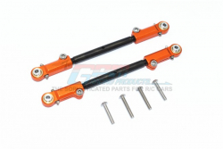 GPM Racing Axial Yeti XL Spring Steel Steering Tie Rod With Aluminium Ball End - 1Pr Set  Orange Ball End