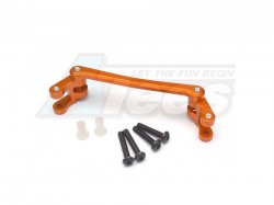 GPM Racing Axial Yeti XL Aluminium Steering Mount - 1Pc Set Orange