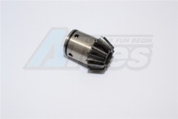 GPM Racing Axial Yeti XL Steel#45 Bevel 48P Gear 11T - 1Pc Black