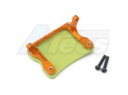 GPM Racing Axial Yeti XL Composite Rear Axle Protector with Aluminum Mount Orange