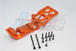 GPM Racing Axial Yeti XL Aluminium Front Lower Arm Bulk - 2Pcs Set Orange