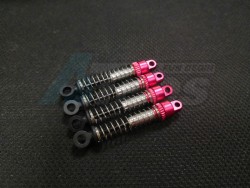 Hobby Plus Hobby Plus CR24  Aluminum Upgrade Shock Set (4) Red