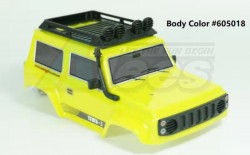 Hobby Plus Hobby Plus CR24  CR-24 Crawler Suk Mini J4 Edition PC Body with LED Light (Yellow)