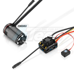 Hobbywing  All 1/8 & 1/6 Scale FOC Rock Crawler Combo AXE Plus R3 & AXE4274SD-2000KV-R3