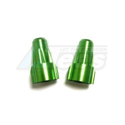 KM Racing Axial AX10 Scorpion Aluminum Axle Lock-out (Green)