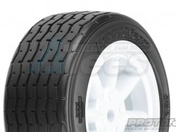 Pro-Line Racing  All PROTOform VTA Front Tires (26mm) Mounted On White Wheels (2) For VTA