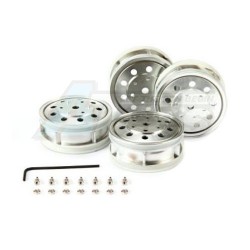 Tamiya Tamiya 1/14 Truck (King Hauler) Metal Plated Rear Wheels - For Tractor Truck 22mm Width