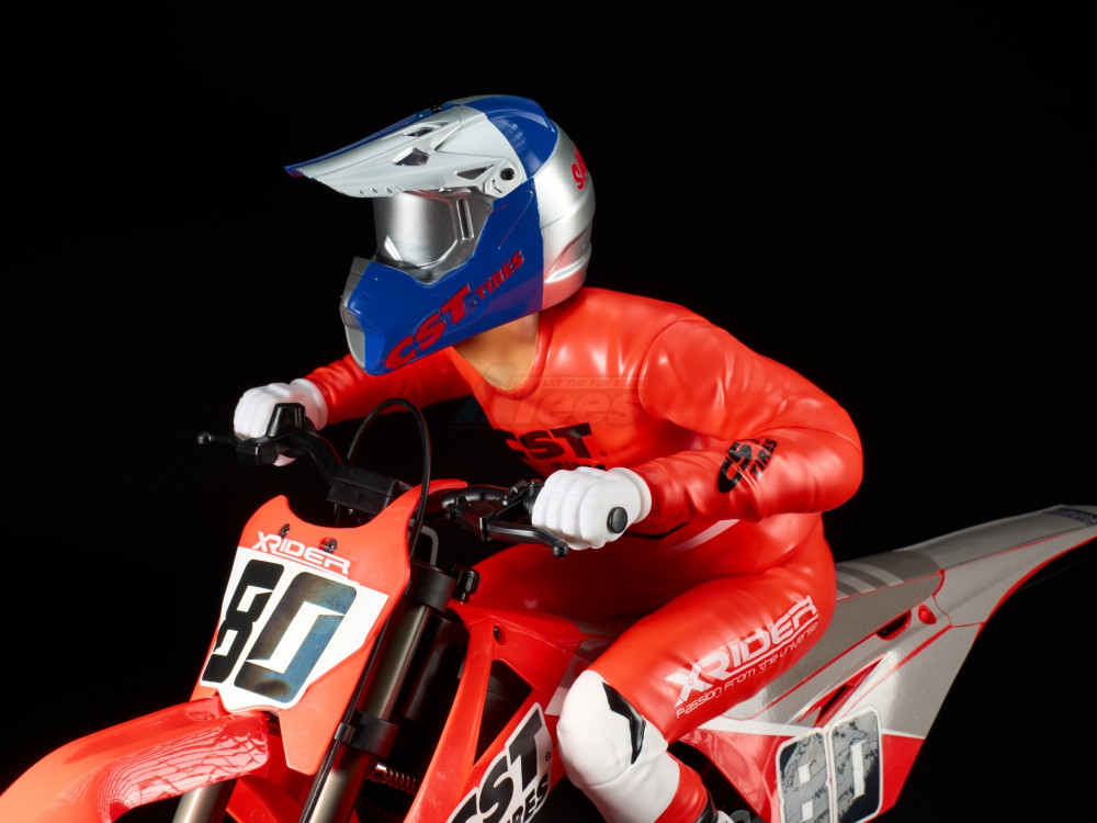 X-Rider Sagittarius CRS (Sagittarius) 1:4 MX Motorcycle ARTR Red XR ...