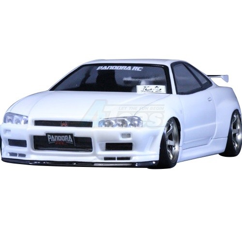 Pandora RC 1/10 Nissan Skyline R34 GT-R V-specII Body Shell PD/PAB-131