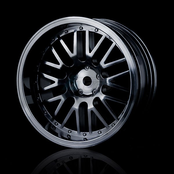 MST 10 Spokes 2 Ribs Wheel (+8) (4) Black MST/102026