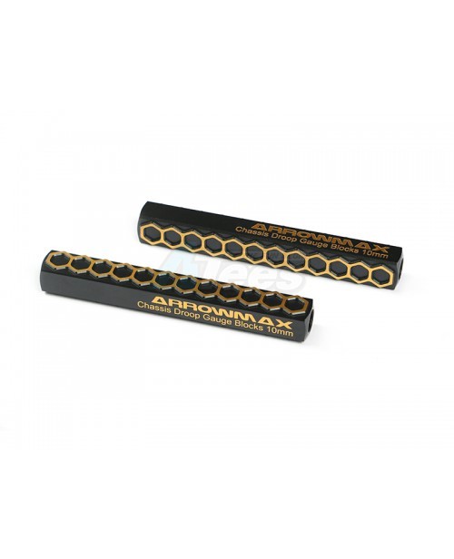 AM-170054 CHASSIS DROOP GAUGE BLOCKS 10 MM Honeycomb (2) AM-170054 CHASSIS DROOP GAUGE BLOCKS 10 MM Honeycomb (2)