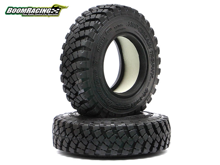 1.9 Extra Wide Dual Stage Open (Soft) / Closed (Medium) Cell Foam Inserts  for 4.45in (113mm) RC Crawler Tires (2)