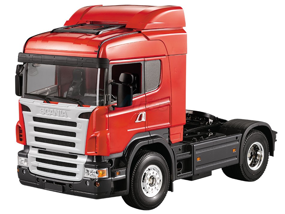 SCANIA R470 　電動 トレーラー 1/14スケール Amazon.com: TAMIYA 1/14 R/C Scania R470 Silver Edition