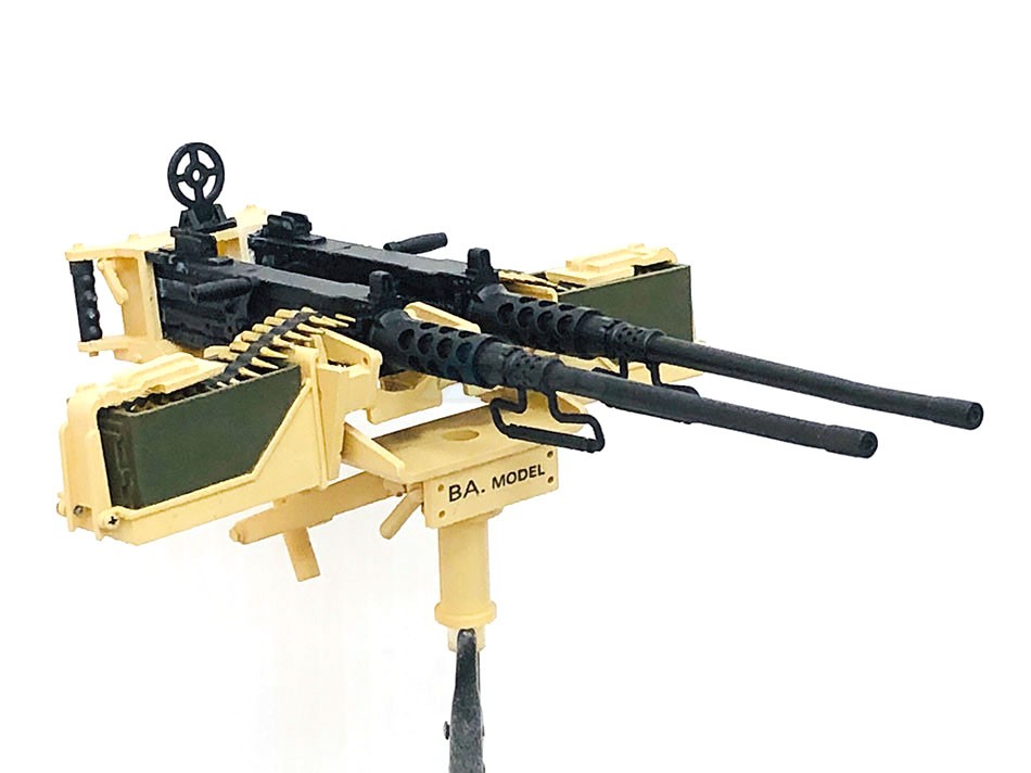 BA Model Studio 1/10 Scale Model Twin M2HB Browning .50 Caliber Machine ...