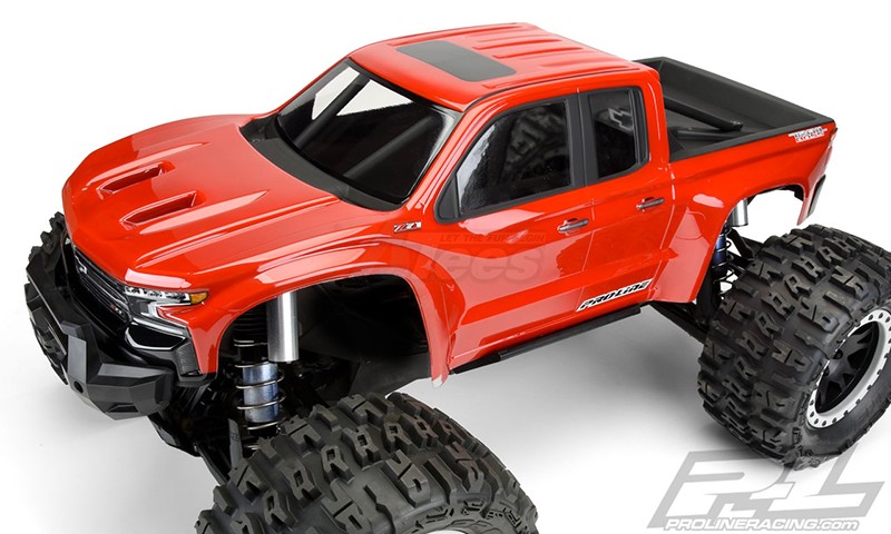 Pro-Line Racing Traxxas XMAXX Pre-Cut 2019 Chevy Silverado Z71 Trail ...