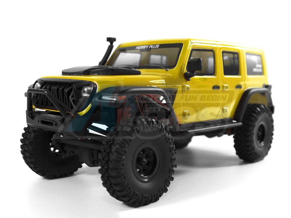 Hobby Plus CR-18 1/18 CR-18 Scale Crawler KRATOS Rubicon RTR Yellow ...