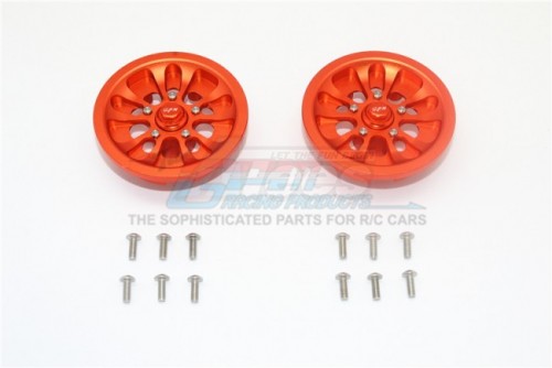 GPM Aluminum C-Hub 1 pair Orange For Axial SCX10 II RC Cars Crawler #SCX2019-OR