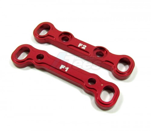 1SET RC 1/10th CC01 Upgrade Parts Alloy Aluminum Steering Assembly With Bearing Anodized Red 