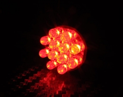 Boom Racing Miscellaneous All Super Bright LED Round Light Set Red