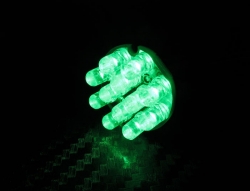 Boom Racing Miscellaneous All Super Bright LED Round Light Set Green