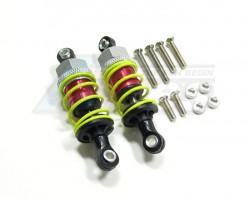 GPM Racing Miscellaneous All Plastic Ball Top Damper (55mm) With 1.5mm Coil Spring & Washers & Screws - 1 Pair Set Red