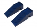 Miscellaneous All Scale Accessories - Wheel Ramps (rhino Ramps) Blue by Top-Shelf Hobby