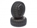 Team Losi TEN-SCTE 4WD Louise 1/10 SC-ROCKET Performance Short Course Tire Soft / Black Rim / Mounted by Louise RC
