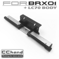 Boom Racing BRX01 Rear Bumper (Silver) by CChand