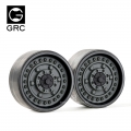 Miscellaneous All 1.9 Metal Beadlock Wheels #Series VI (2) Black by GRC
