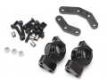 Element RC Enduro Aluminum Front Knuckle (2) Black by Team Raffee Co.