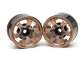 Boom Racing Miscellaneous All TE37LG KRAIT™ 1.55 Aluminum Beadlock Wheels w/ XT606 Hubs (2) Bronze
